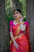 Mysore Silk Saree with Gold Border